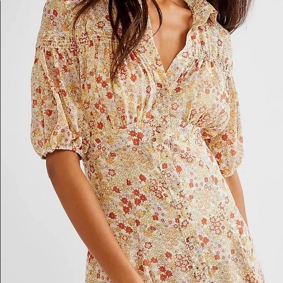 Free People Bonnie Mini Dress. A breezy silhouette mini dress. - Picture 4 of 8